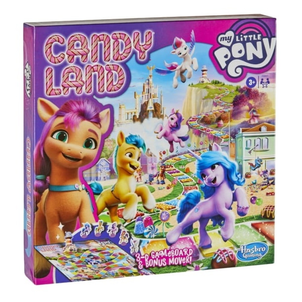 Hasbro Candy Land My Little Pony 3D Board Game Ages 3 and up